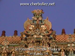 légende: Sri Meenakshi temple Madurai TamilNadu 04
qualityCode=raw
sizeCode=half

Données de l'image originale:
Taille originale: 114591 bytes
Heure de prise de vue: 2002:03:03 14:21:20
Largeur: 640
Hauteur: 480
